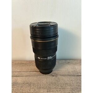 Nikon Camera Lens 24-70mm Tumbler Mug Travel Double Wall Stainless Steel